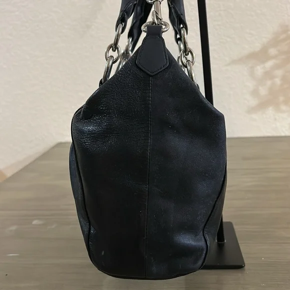 Coach F33806 Black Colette 2-way Satchel Shoulder Handbag - Picture 3 of 14